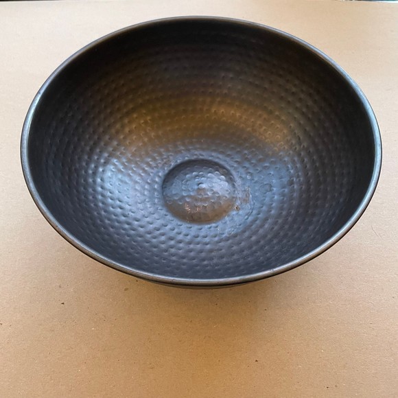Decorative Hammered Copper Bowl - Picture 2 of 9
